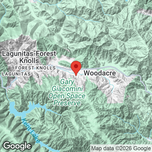 Map of 433 San Geronimo Valley Drive