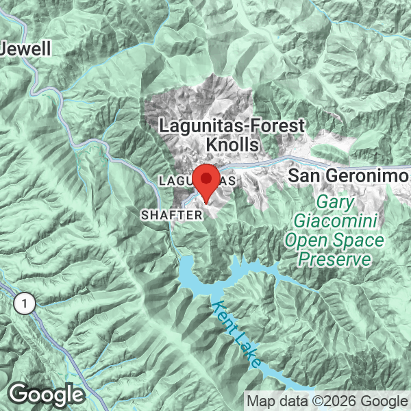 Map of 136 Lagunitas Road
