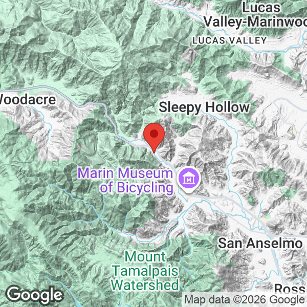 Map of 338 Olema Rd