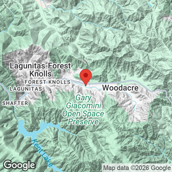 Map of 567 San Geronimo Valley Drive