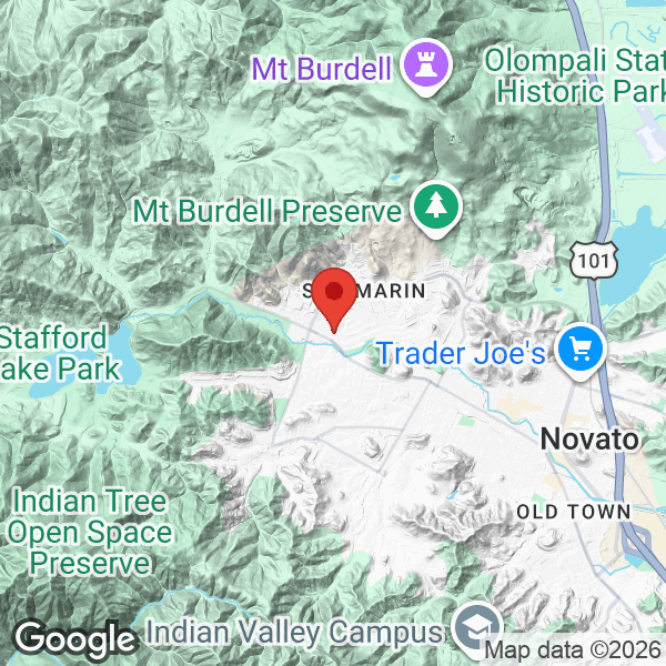 Map of 75 San Carlos Way