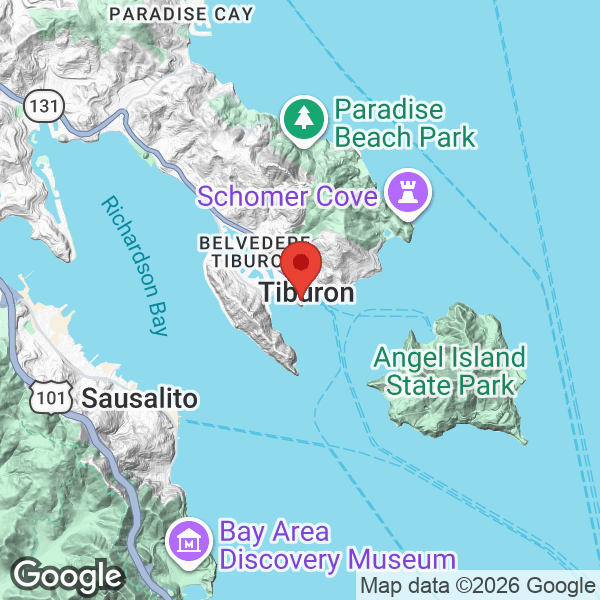 Map of 82 Alcatraz Avenue