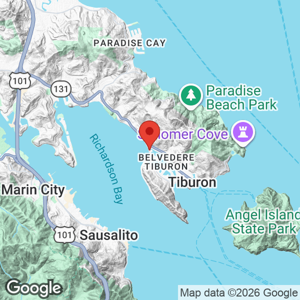 Map of 44 San Rafael Avenue