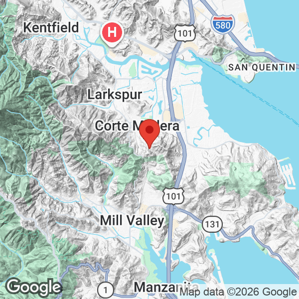 Map of 375 Sausalito Street