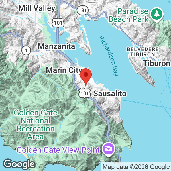 Map of 51 Marin Avenue
