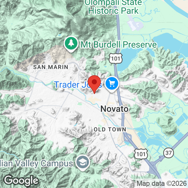 Map of 1052 7th Street