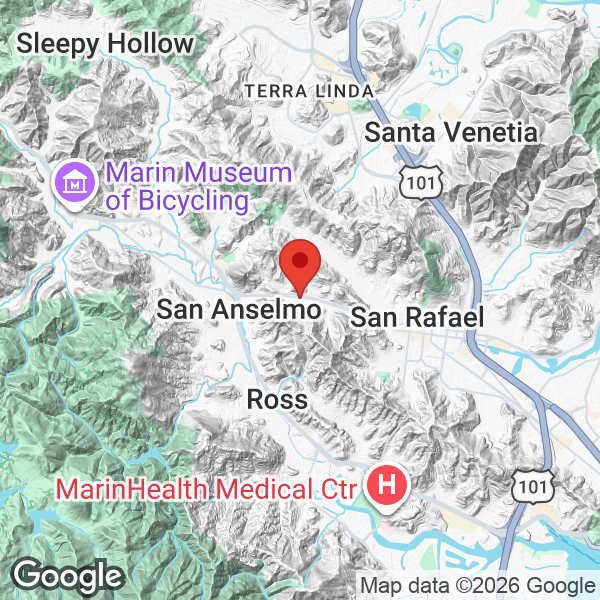 Map of 421 Greenfield Avenue