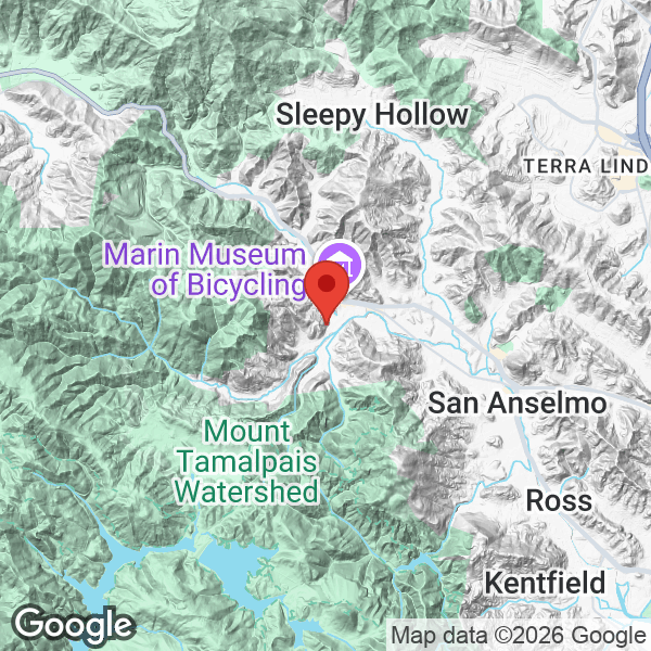 Map of 206 Bolinas Road