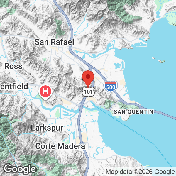 Map of 359 Via La Cumbre Street